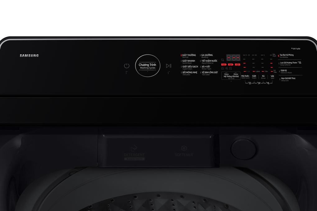 Máy giặt Samsung Ecobubble Inverter 17 kg WA40F17E7CSV Màu Đen - Xám