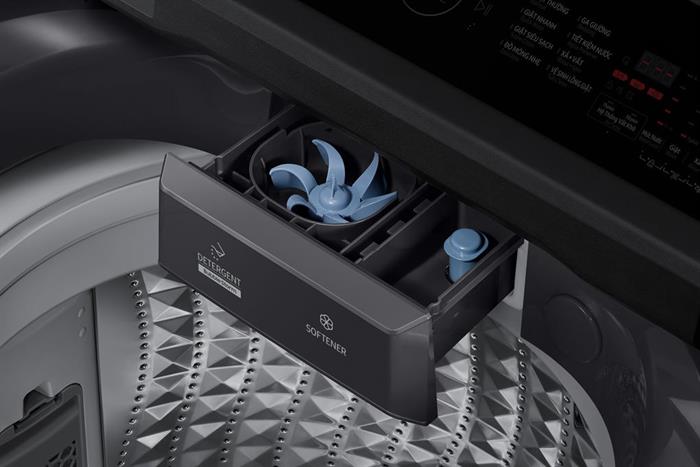 Máy giặt Samsung Ecobubble Inverter 17 kg WA40F17E7CSV Màu Đen - Xám