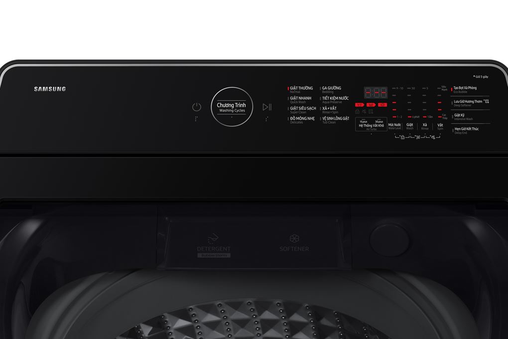 Máy giặt Samsung Ecobubble Inverter 12.5 kg WA40F12E4CSV Màu Đen - Xám