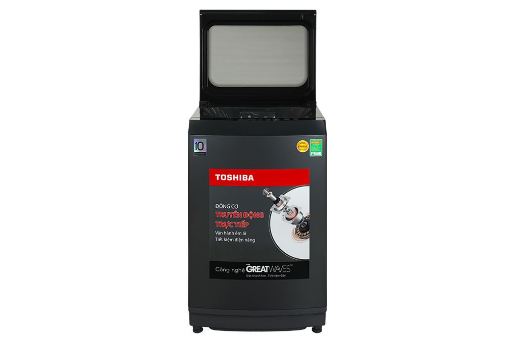 Máy giặt Toshiba Inverter 12 kg AW-DK1300KV(MK) Màu Đen