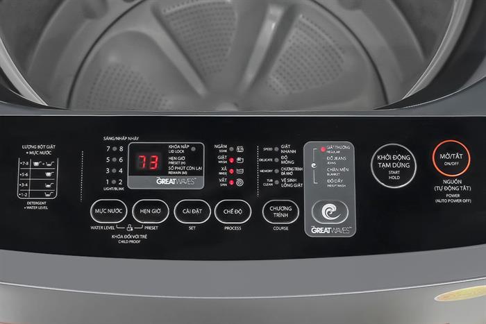 Máy giặt Toshiba Inverter 13 kg AW-DM1400LV(MK) Màu Đen
