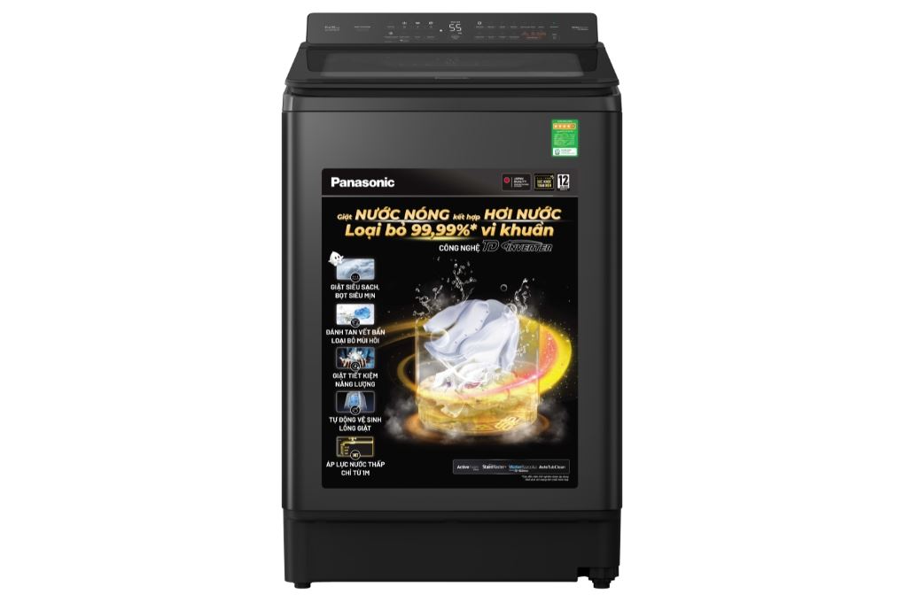 Máy giặt Panasonic Inverter 14.5 Kg NA-FD145V3BV Màu Đen