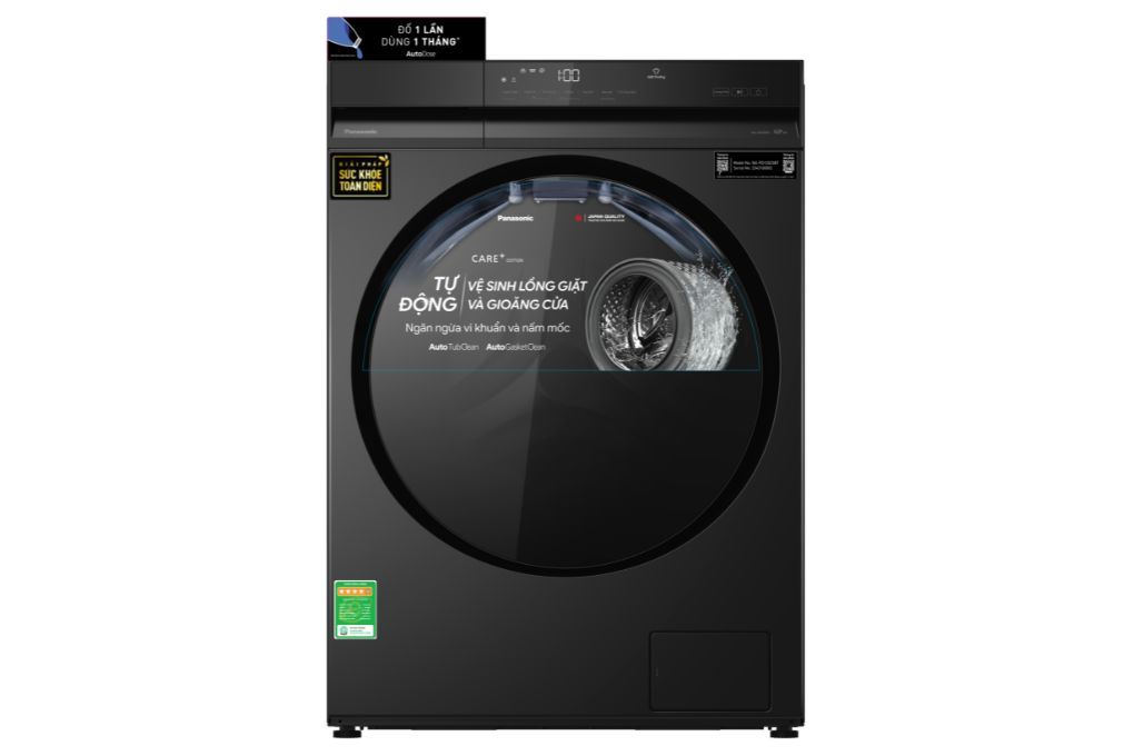 Máy giặt Panasonic Inverter 12 kg NA-24VDW1BVT Màu Đen