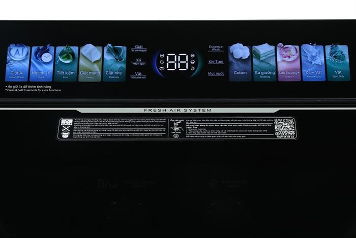 Máy giặt Haier Inverter 12 kg HWM120-B2698B Màu Đen
