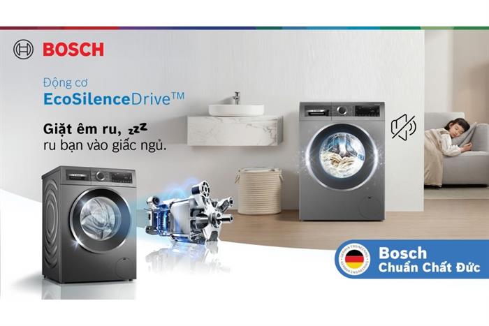 Máy giặt Bosch Inverter 9 kg WGG24401SG Màu Ghi đen