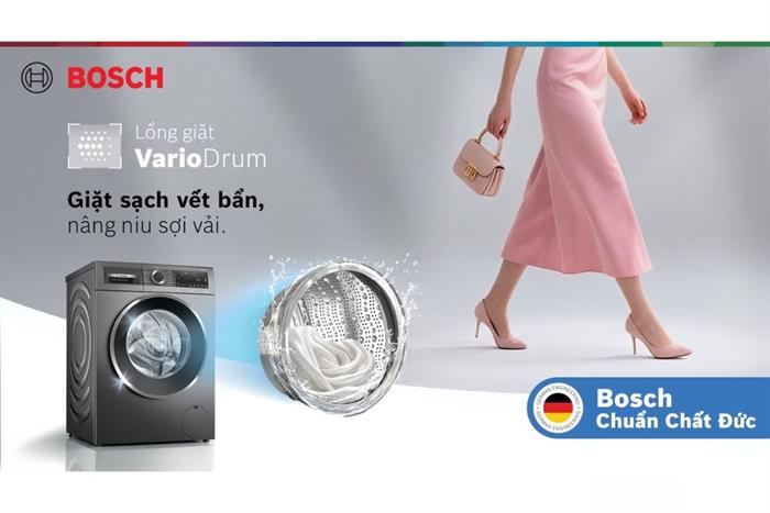 Máy giặt Bosch Inverter 9 kg WGG24401SG Màu Ghi đen