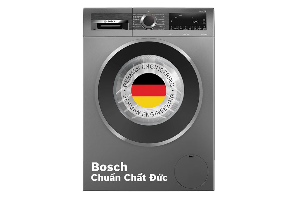 Máy giặt Bosch Inverter 9 kg WGG24401SG Màu Ghi đen