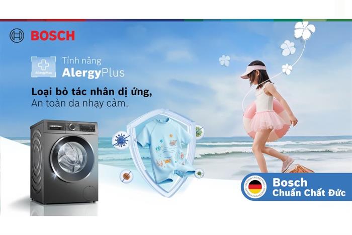 Máy giặt Bosch Inverter 9 kg WGG24401SG Màu Ghi đen