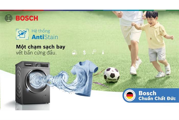 Máy giặt Bosch Inverter 9 kg WGG24401SG Màu Ghi đen