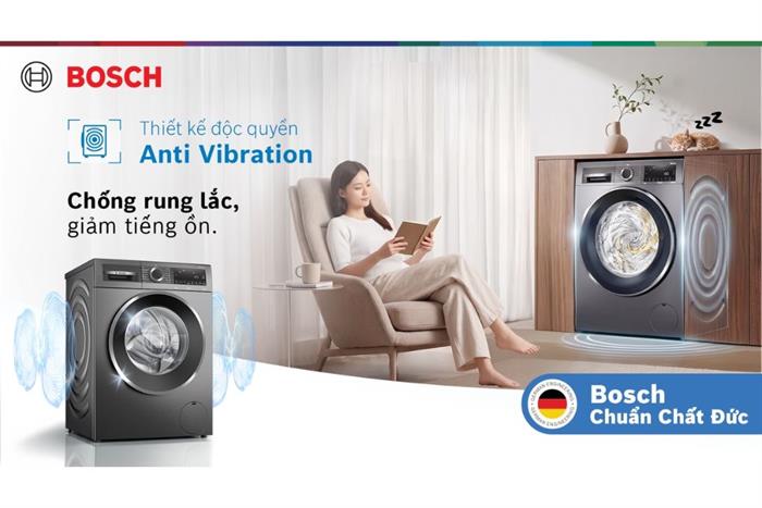 Máy giặt Bosch Inverter 9 kg WGG24401SG Màu Ghi đen