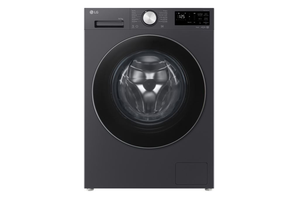 Máy giặt sấy LG Inverter giặt 11 kg - sấy 7 kg FX1411D5G Màu Đen