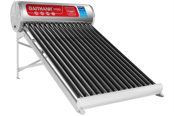 Máy nước nóng năng lượng mặt trời Đại Thành 160 lít Vigo 58-15 Màu Xám