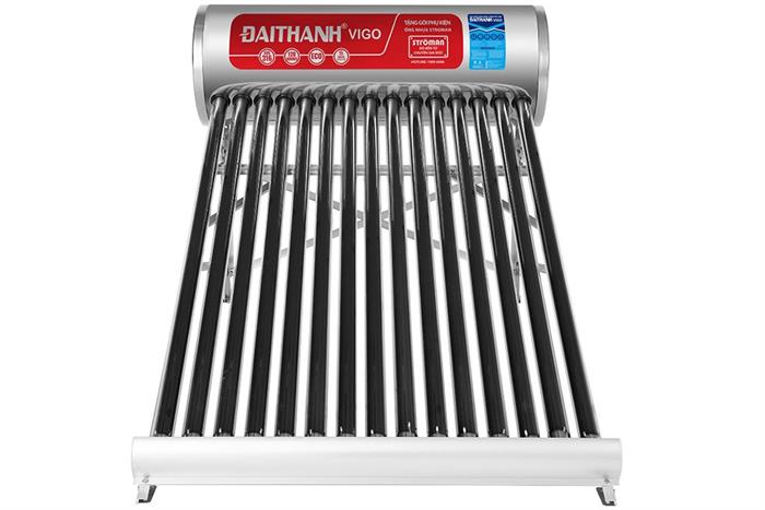 Máy nước nóng năng lượng mặt trời Đại Thành 160 lít Vigo 58-15 Màu Xám