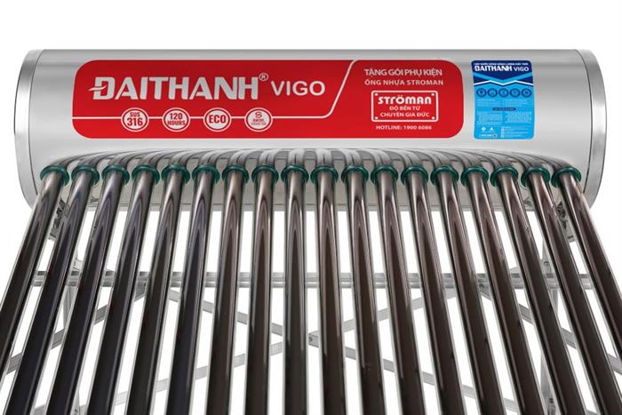 Máy nước nóng năng lượng mặt trời Đại Thành 180 lít Vigo 58-18 Màu Xám