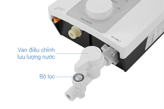 Máy nước nóng trực tiếp Panasonic 4500W DH-4RL1VW Màu Trắng