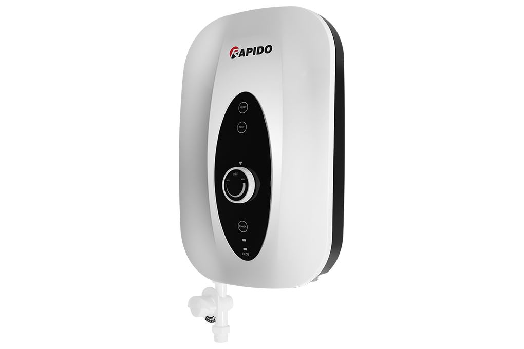 Bình nóng lạnh trực tiếp Rapido 4500W SONNE - SN4.5 Màu Trắng