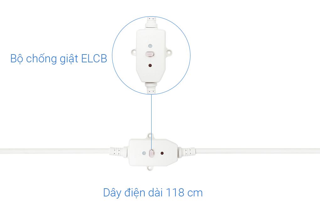 Máy nước nóng gián tiếp Atlantic 20 lít NEO LITE 823021 SWH 20H M-4 Màu Trắng - Xám