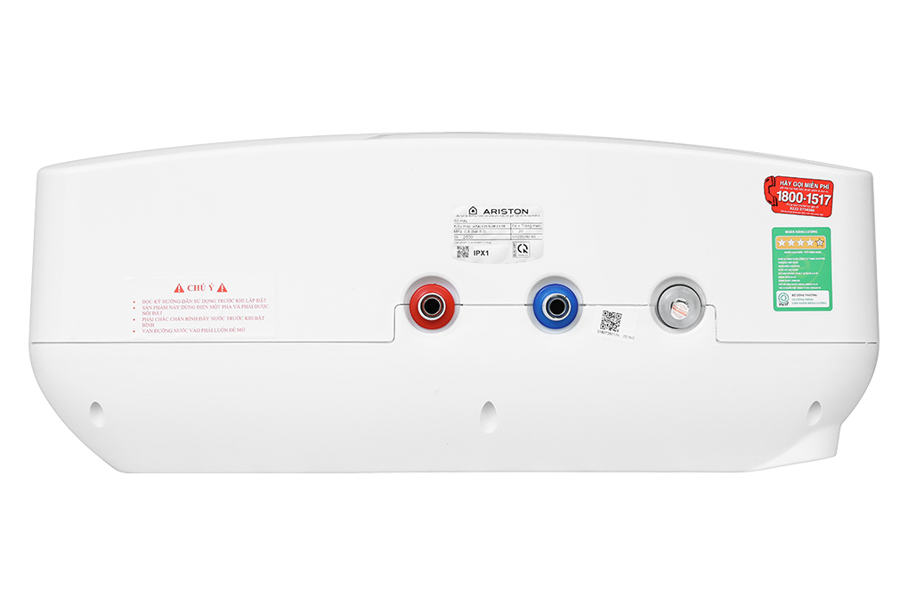 Máy nước nóng gián tiếp Ariston 20 lít 2500W VITALY 20 SLIM 2.5 FE 2024 Màu Trắng