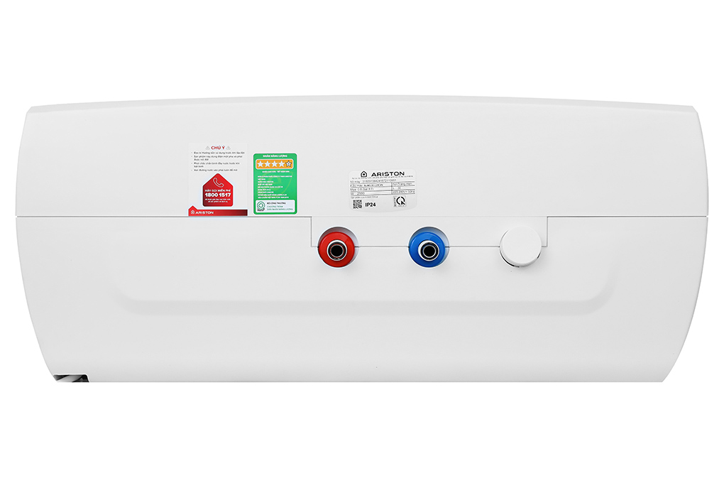 Máy nước nóng gián tiếp Ariston 30 lít 2500W SLIM3 30 LUX Màu Trắng - Đen