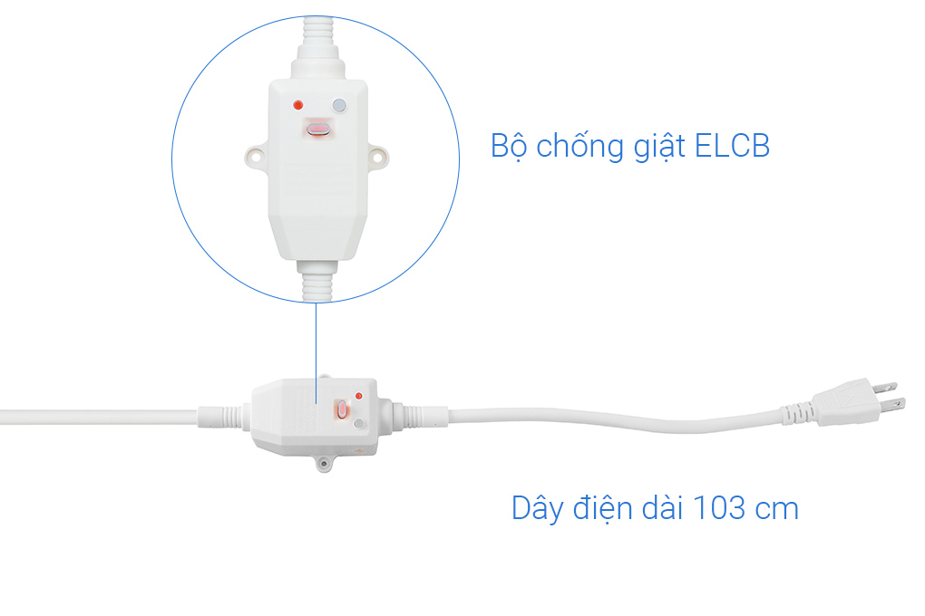 Máy nước nóng gián tiếp Ariston 30 lít 2500W SLIM3 30 LUX Màu Trắng - Đen