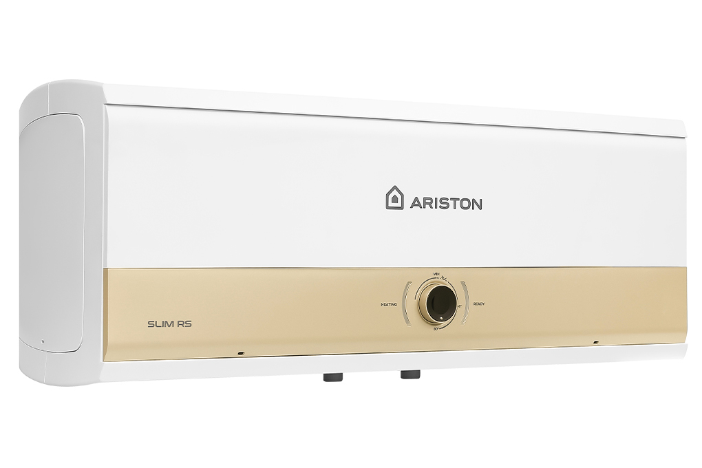 Máy nước nóng gián tiếp Ariston 20 lít 2500W SLIM3 20 RS MT Màu Trắng - vàng đồng