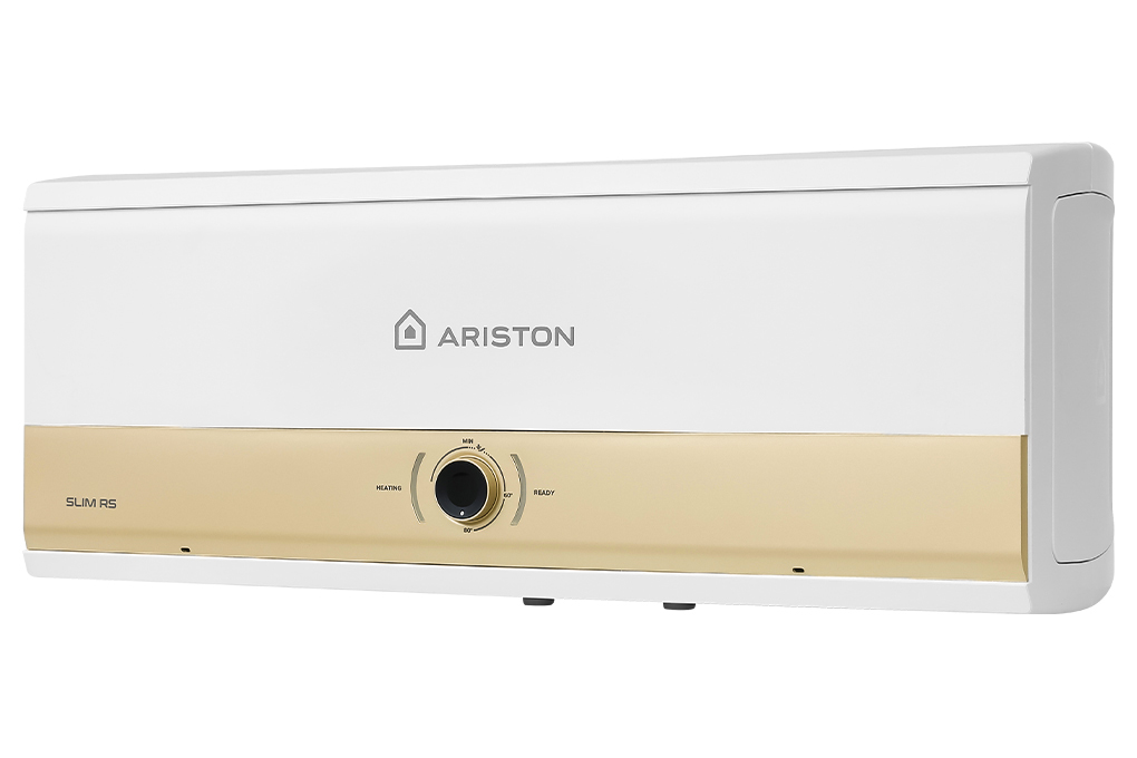 Máy nước nóng gián tiếp Ariston 20 lít 2500W SLIM3 20 RS MT Màu Trắng - vàng đồng