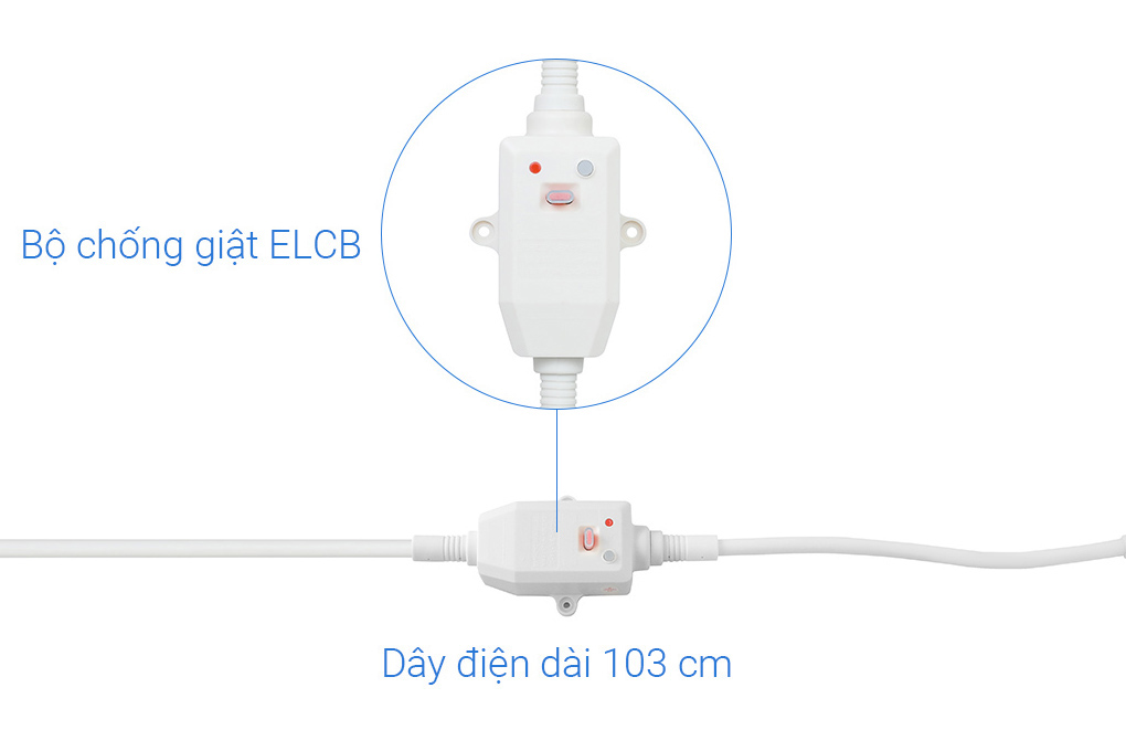 Máy nước nóng gián tiếp Ariston 30 lít 3000W SLIM3 30 RS MT 3KW Màu Trắng - vàng đồng