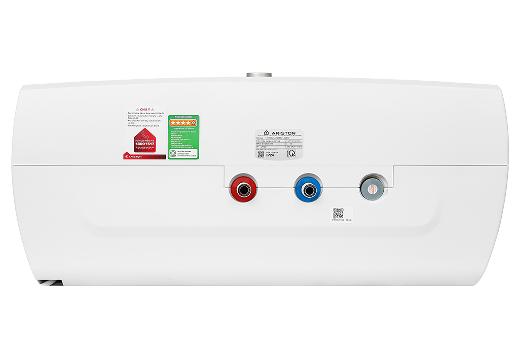 Máy nước nóng gián tiếp Ariston 30 lít 2500W SLIM3 30 R MT Màu Trắng
