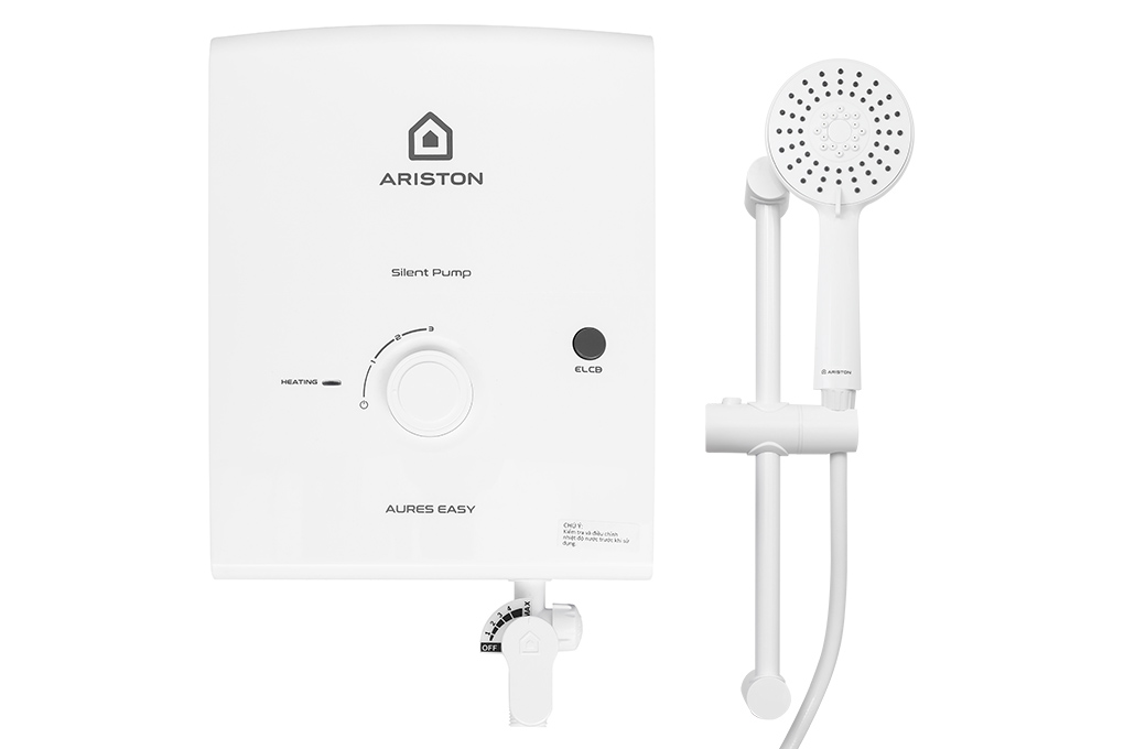 Máy nước nóng trực tiếp Ariston 4500W AURES EASY 4.5P 3S Màu Trắng