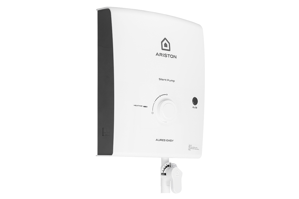 Máy nước nóng trực tiếp Ariston 4500W AURES EASY 4.5P 3S Màu Trắng