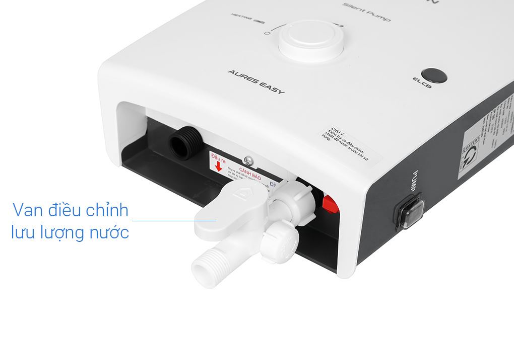 Máy nước nóng trực tiếp Ariston 4500W AURES EASY 4.5P 3S Màu Trắng