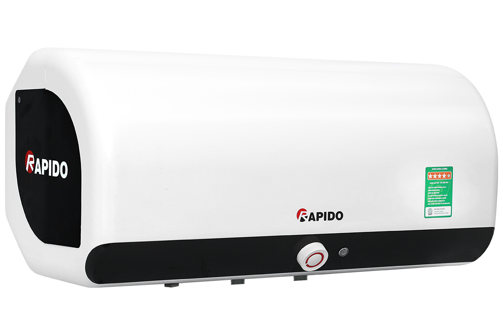 Máy nước nóng gián tiếp Rapido 20 lít 2500W HE 20L Màu Trắng - Đen