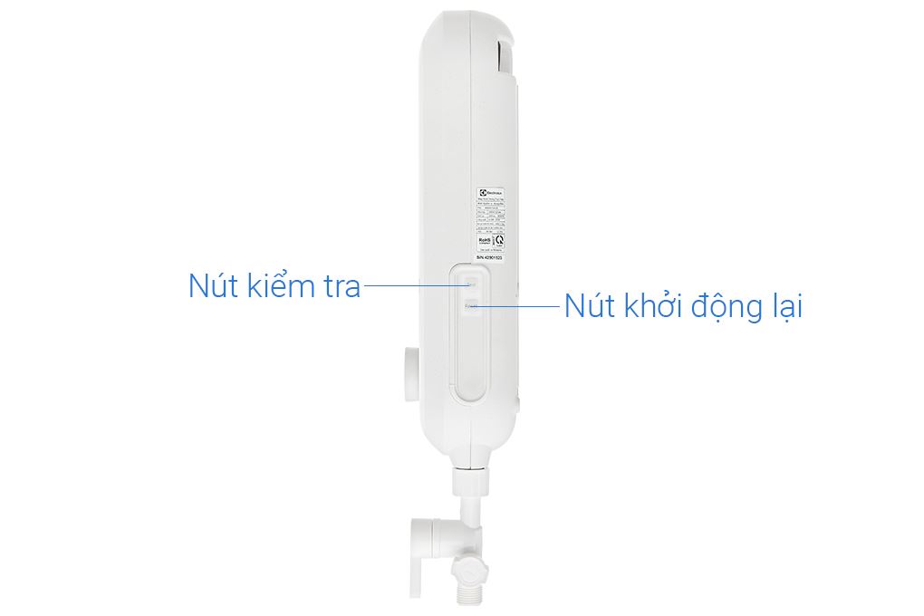 Máy nước nóng trực tiếp Electrolux 4500W EWE451QX-W4 Màu Trắng