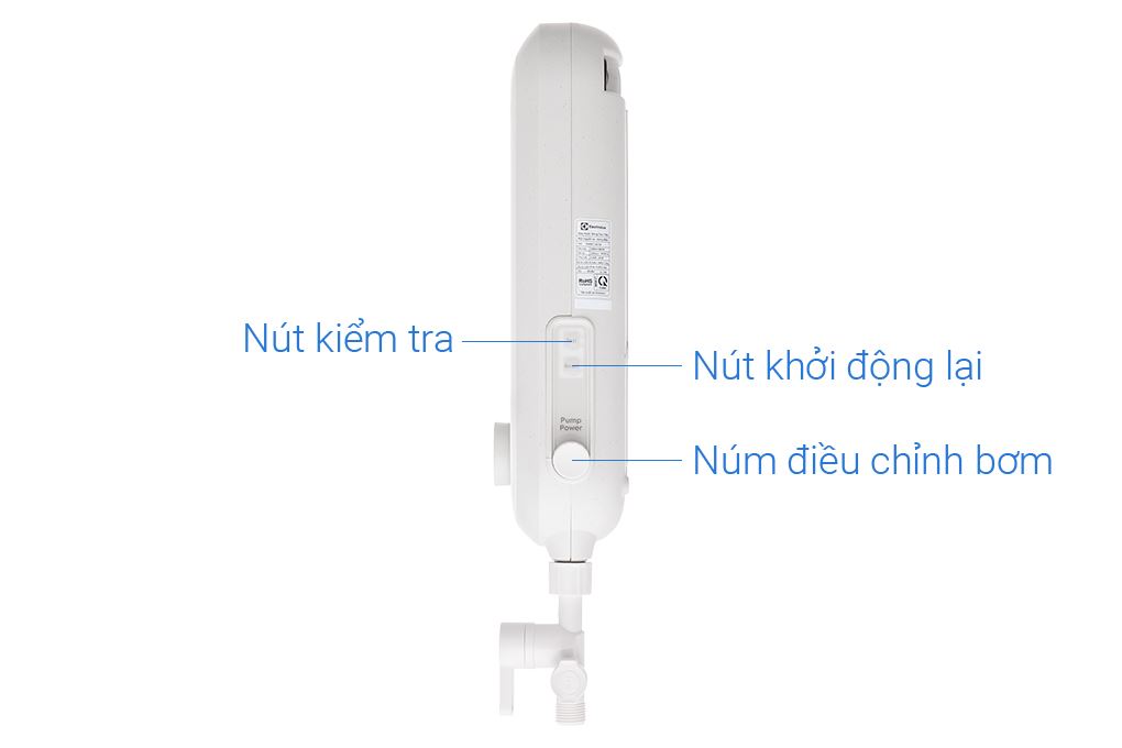 Máy nước nóng trực tiếp Electrolux 4500W EWE451QB-W4 Màu Trắng