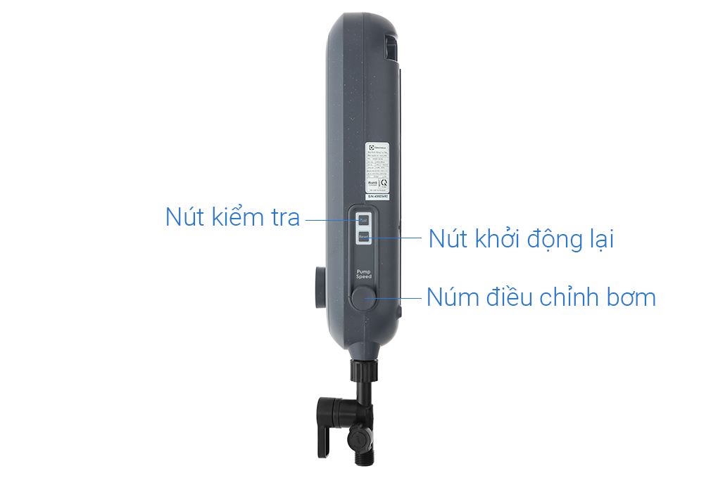Máy nước nóng trực tiếp Electrolux 4500W EWE451RB-G6 Màu Đen - Xám