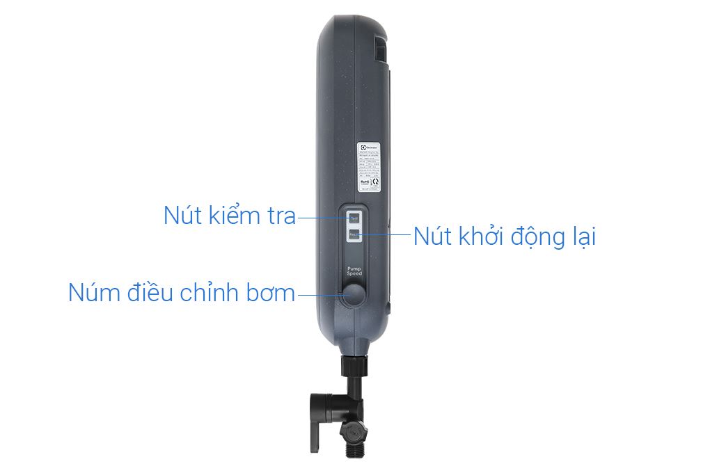 Máy nước nóng trực tiếp Electrolux 4500W EWE451SB-G6 Màu Đen - Xám