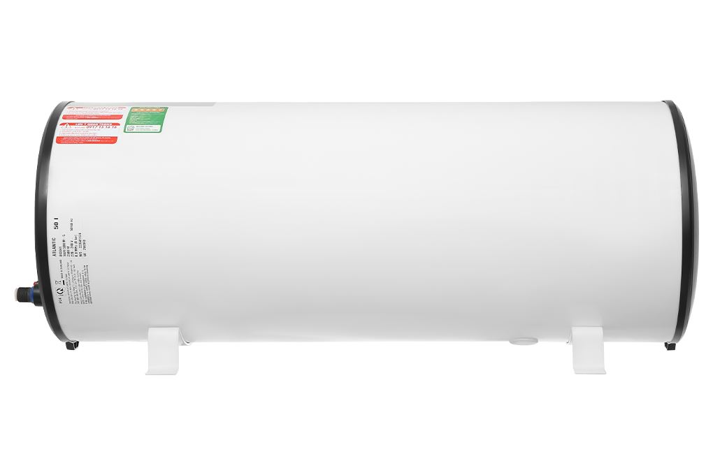Máy nước nóng gián tiếp Atlantic 50 lít OPRO SLIM 843041 SWH 50H M-5 Màu Trắng - Đen