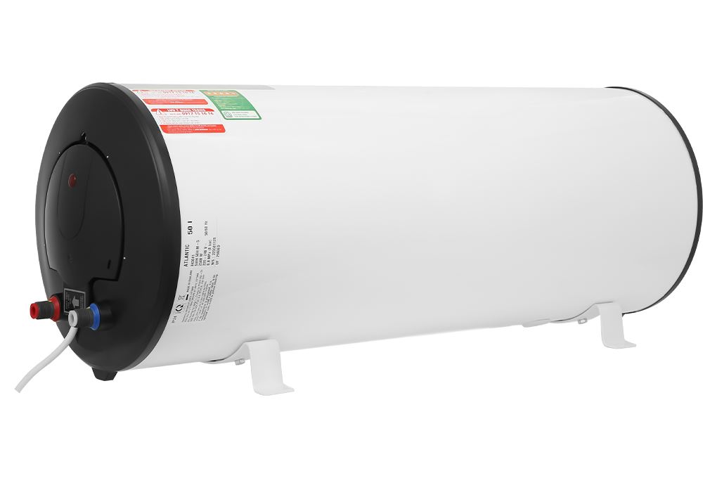 Máy nước nóng gián tiếp Atlantic 50 lít OPRO SLIM 843041 SWH 50H M-5 Màu Trắng - Đen