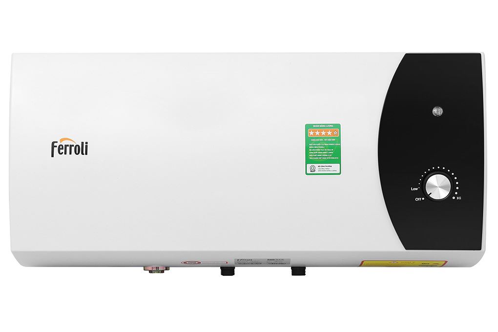 Máy nước nóng gián tiếp Ferroli 15 lít 2500W Mate 15L Ag+ Màu Trắng - Đen