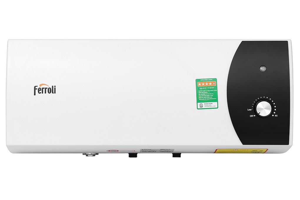 Máy nước nóng gián tiếp Ferroli 20 lít 2500W Mate 20L Ag+ Màu Trắng - Đen