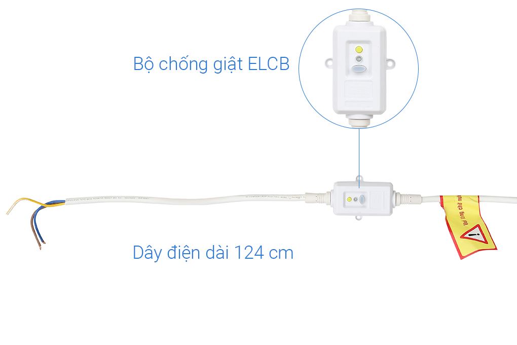 Máy nước nóng gián tiếp Ferroli 20 lít 2500W Mate 20L Ag+ Màu Trắng - Đen