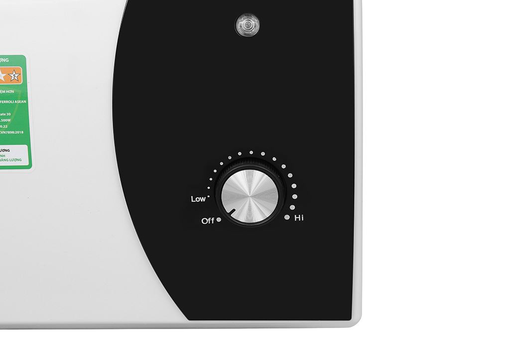 Máy nước nóng gián tiếp Ferroli 30 lít 2500W Mate 30L Ag+ Màu Trắng - Đen