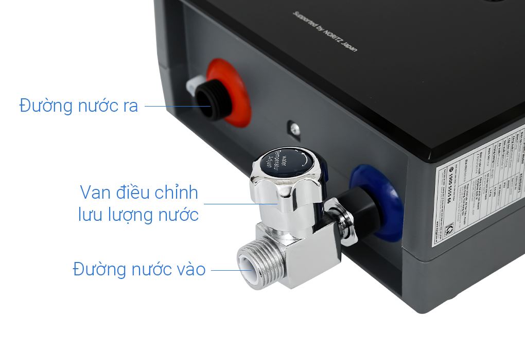 Máy nước nóng trực tiếp Kangaroo 4500W KGWD45P1 Màu Đen