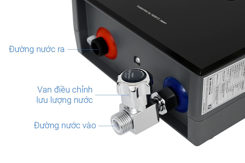 Máy nước nóng trực tiếp Kangaroo 4500W KGWD45N1 Màu Đen