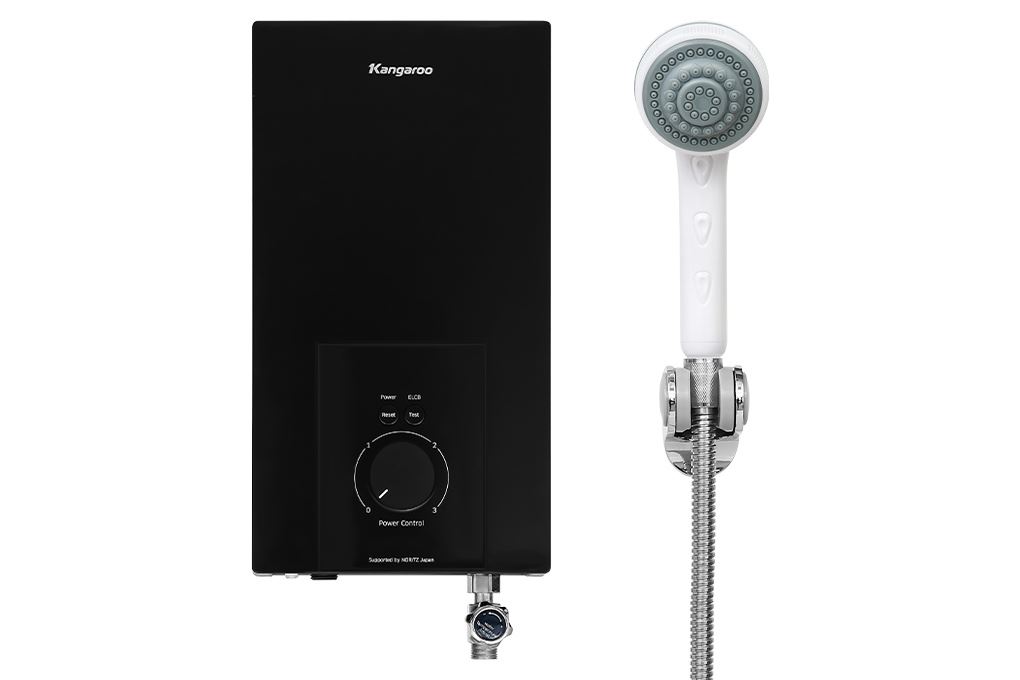 Máy nước nóng trực tiếp Kangaroo 4500W KGWD45N2 Màu Đen