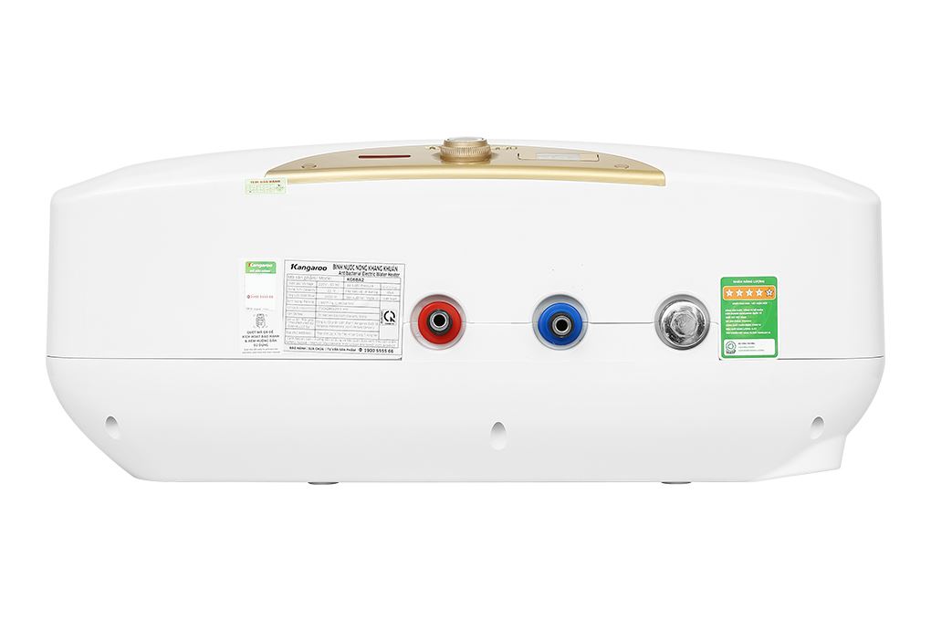 Máy nước nóng gián tiếp Kangaroo 22 lít 2500W KG68A2 Màu Trắng - Vàng