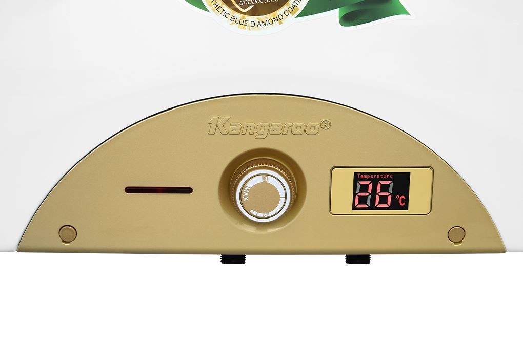Máy nước nóng gián tiếp Kangaroo 22 lít 2500W KG68A2 Màu Trắng - Vàng