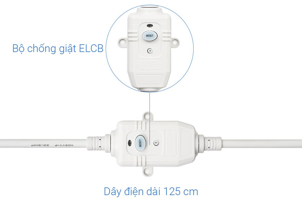 Máy nước nóng gián tiếp Kangaroo 22 lít 2500W KG68A2 Màu Trắng - Vàng