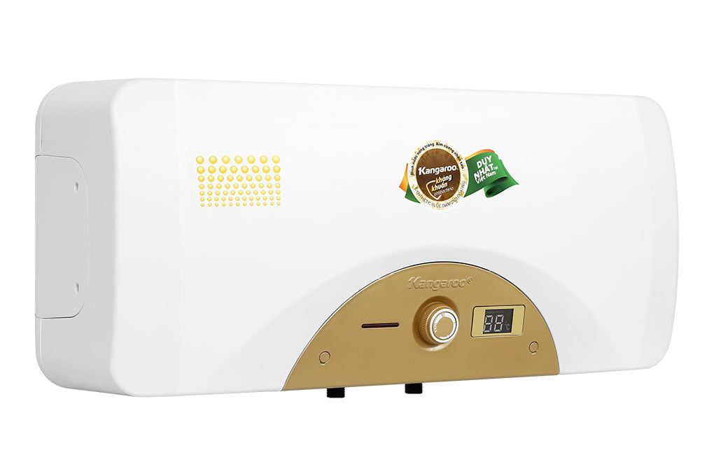 Máy nước nóng gián tiếp Kangaroo 30 lít 2500W KG68A3 Màu Trắng - Vàng