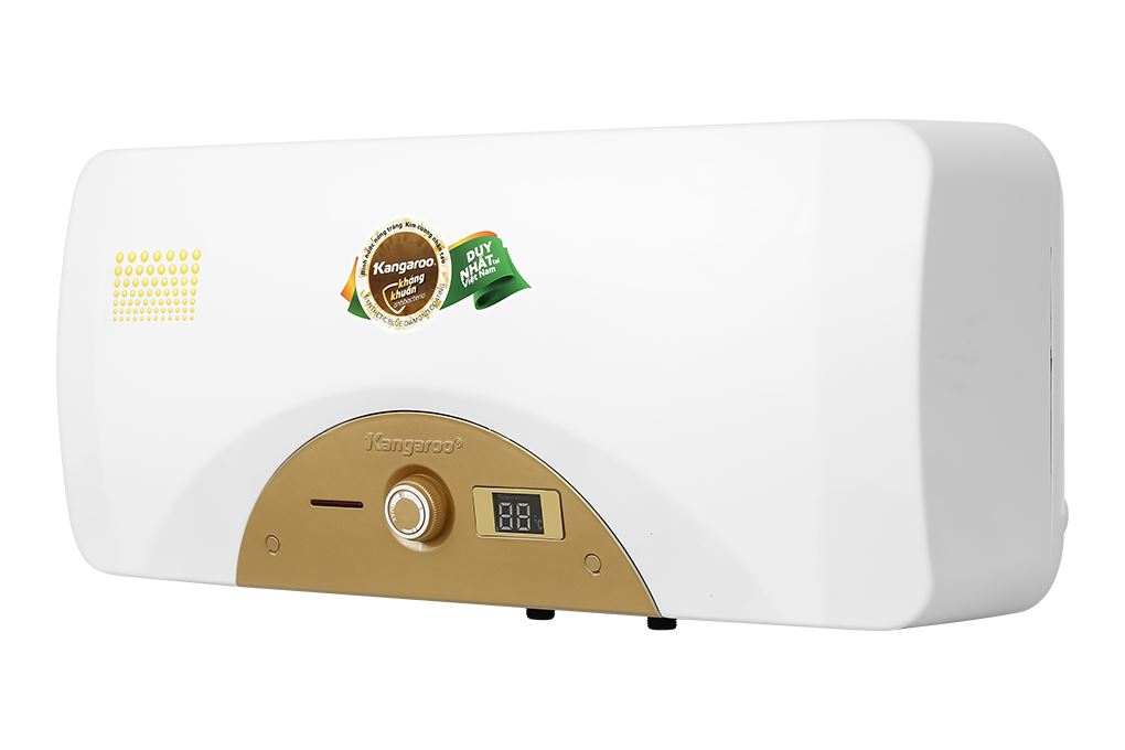 Máy nước nóng gián tiếp Kangaroo 30 lít 2500W KG68A3 Màu Trắng - Vàng